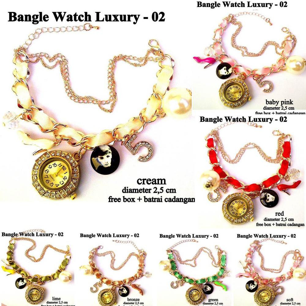 New List Jam tangan wanita bangle luxury watch luxury 02 Murah