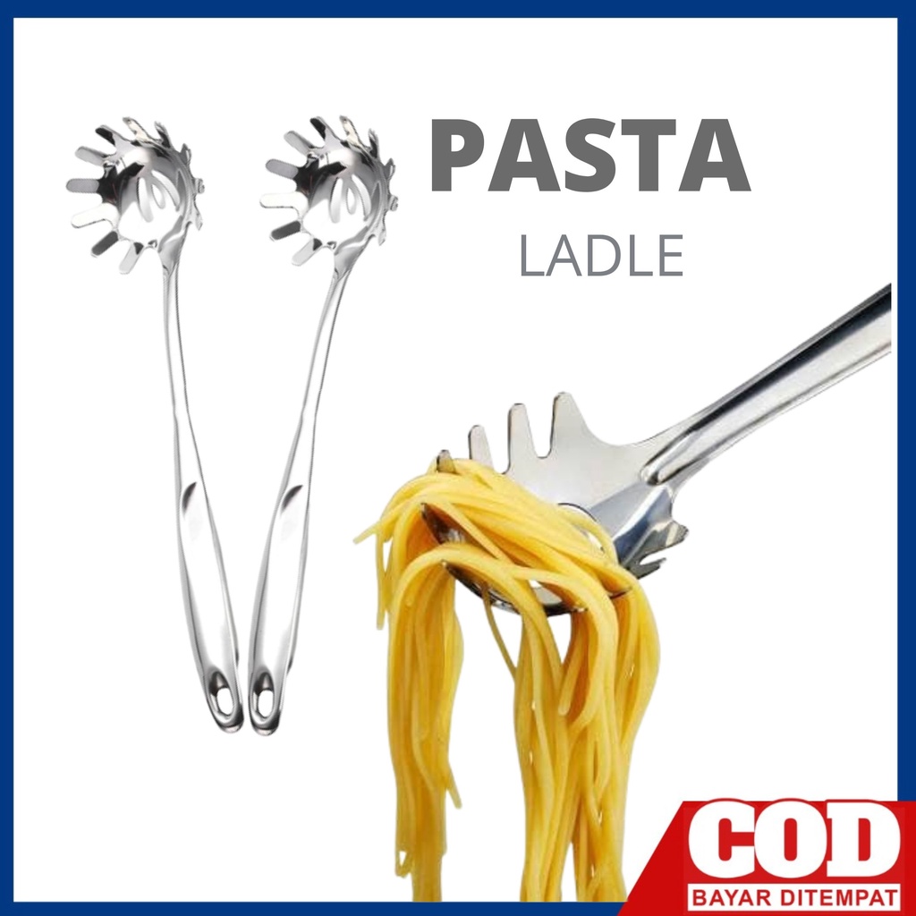 Pasta Ladle / Sendok Pasta stainless steel