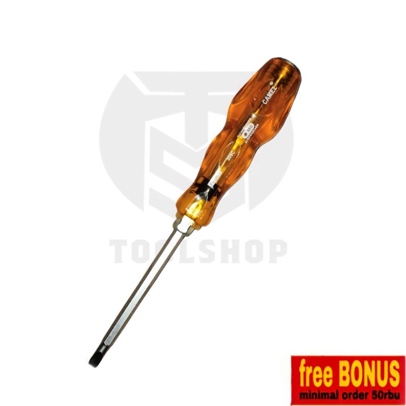 Obeng Bolak Balik Min - Plus + Camel 4 Inch 2 In 1