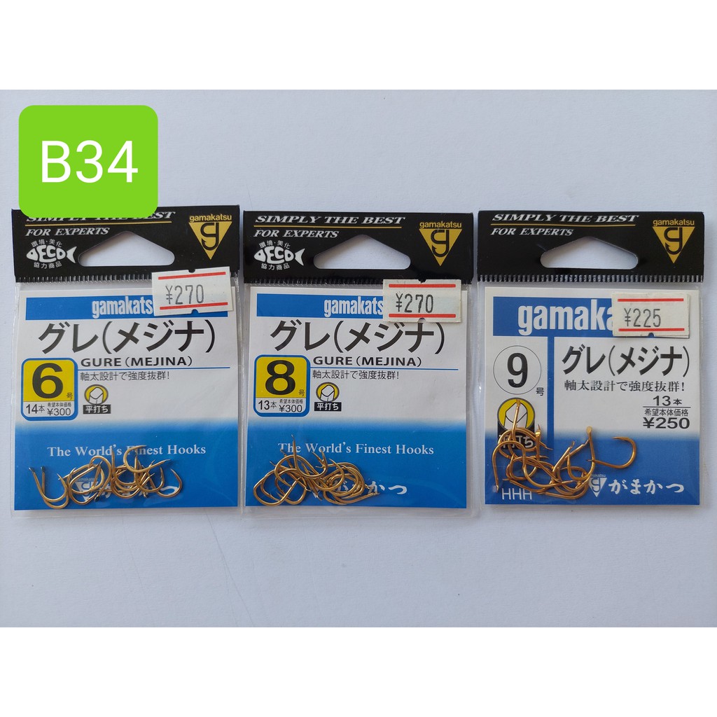 B34 # Kail Gamakatsu Gold Gure Mejina