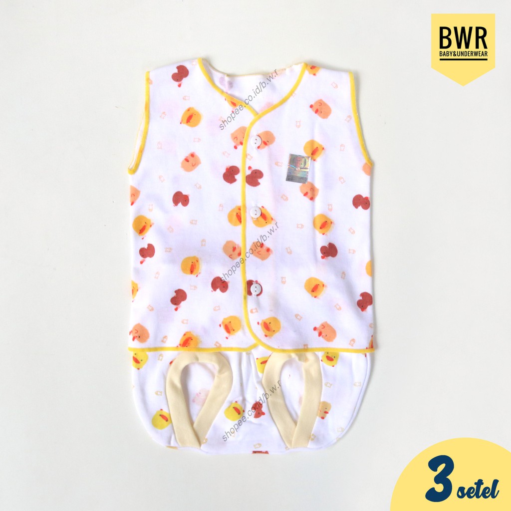 [ 3 setel ] KUTUNG Setelan Shankusen Baju KUTUNG + Celana POP | Setelan Bayi Newborn - Bwr IX