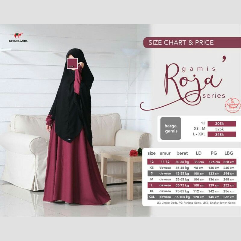 Terbaru Gamis Roja Dhikr And Sabr