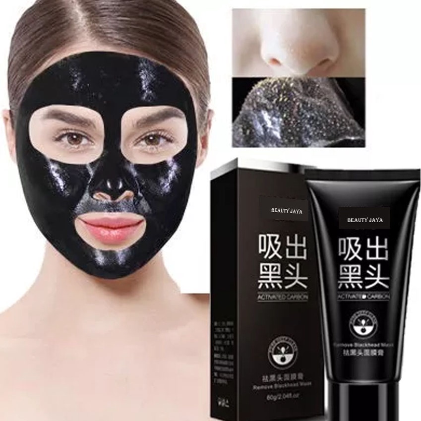 BEAUTY JAYA - Blackhead Remover/ Masker Black Mask Charcoal /Masker Arang Komedo Hidung dan Wajah