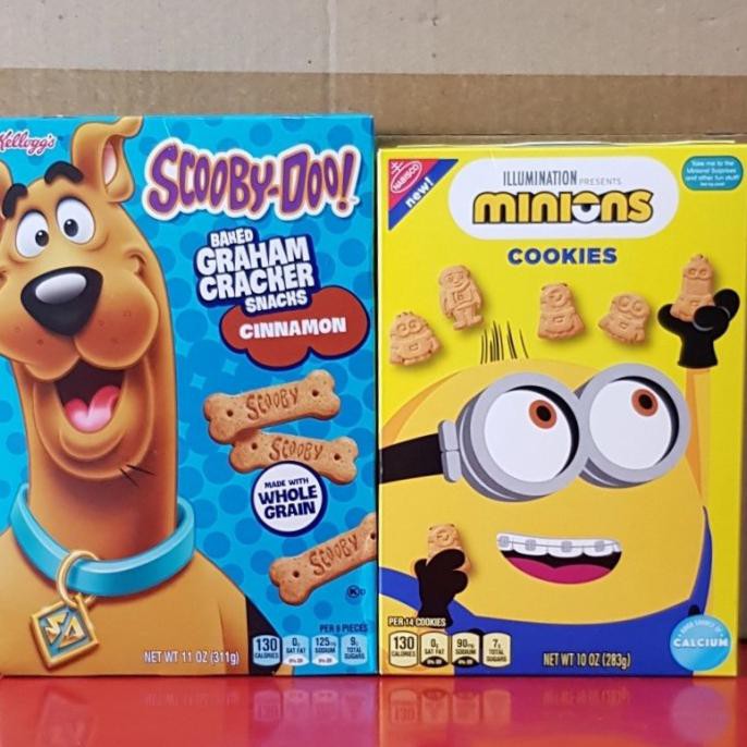 

TERLARIS BISKUIT IMPOR SCOOBY DOO DAN MINIONS COOKIES IMPOR USA - SCOOBY DOO