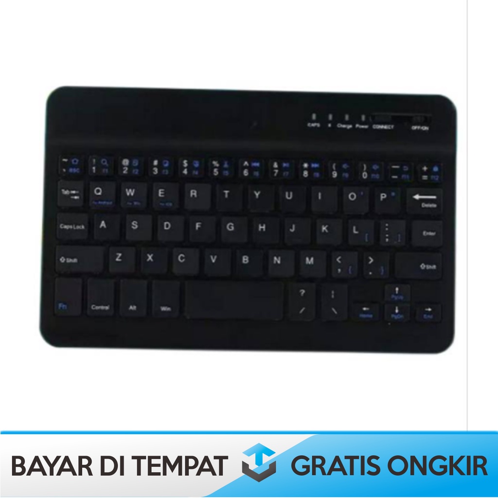 KEYBOARD WIRELESS BLUETOOTH SUPPORT HP DAN RECHARGEABLE ORI TAFFWARE