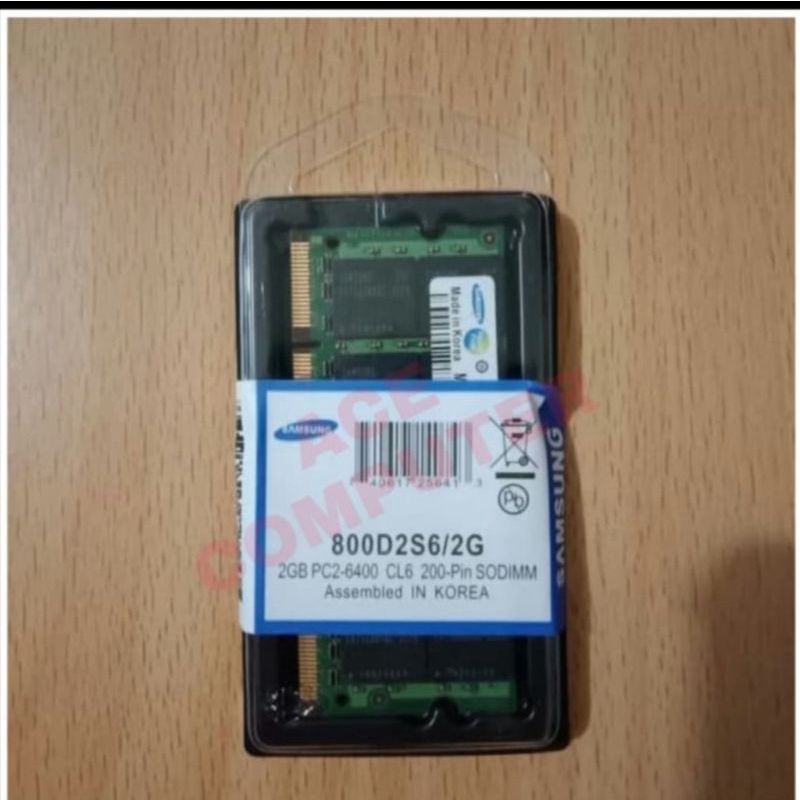 SAMSUNG SODIMM DDR2 2GB 6400