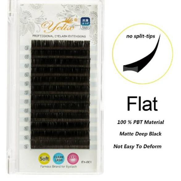 ♗ YELIX DIAMOND MATTE BLACK FLAT EYELASH ★