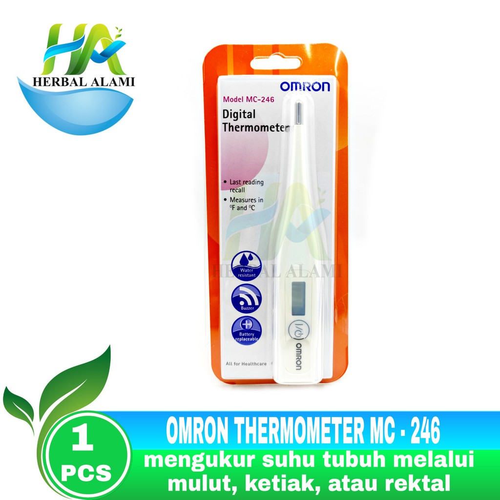 Omron Thermometer Digital MC 246 - Alat Ukur Suhu Badan