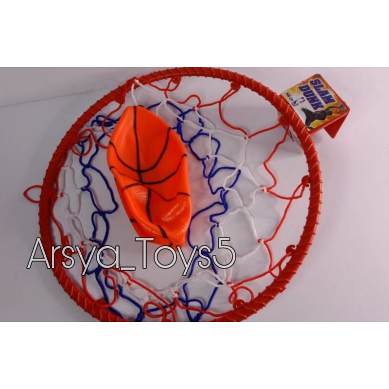 Mainan anak Bola Basket + ring free pentil