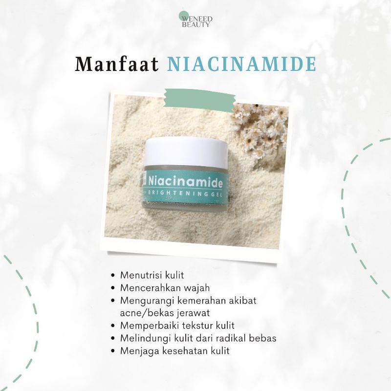 Weneed Beauty Niacinamide Brightening Gel Red Jelly