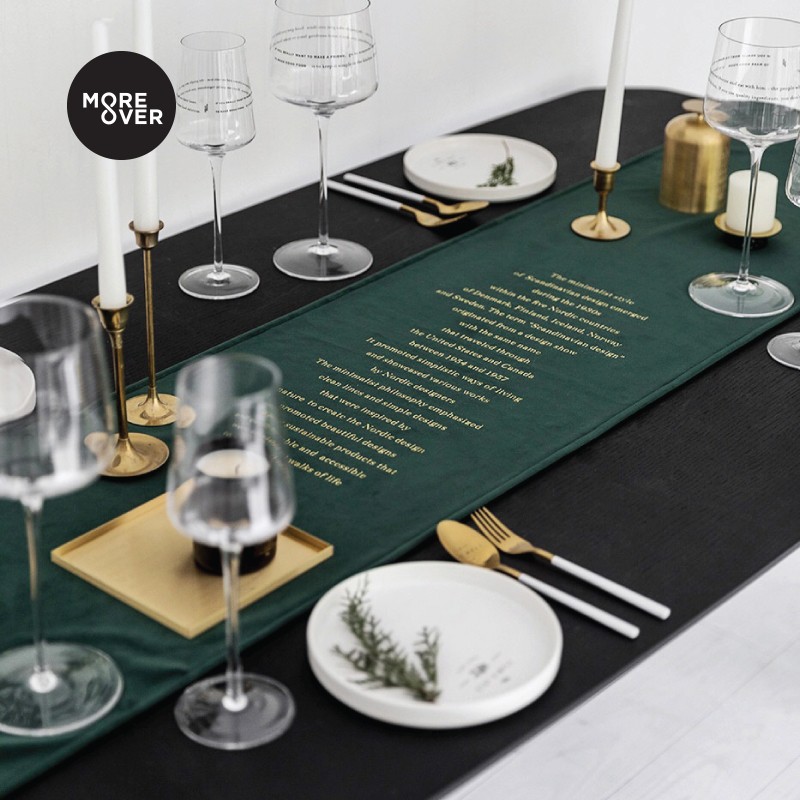 Taplak Meja Minimalis Modern  Bahan Velvet Untuk Ruang Tamu   Taplak Meja Minimalis Modern  Bahan Velvet Untuk Ruang Tamu