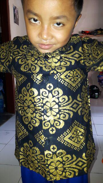 Batik Couple Keluarga Sania Ruffle Ori Ndoro Jowi Dnt