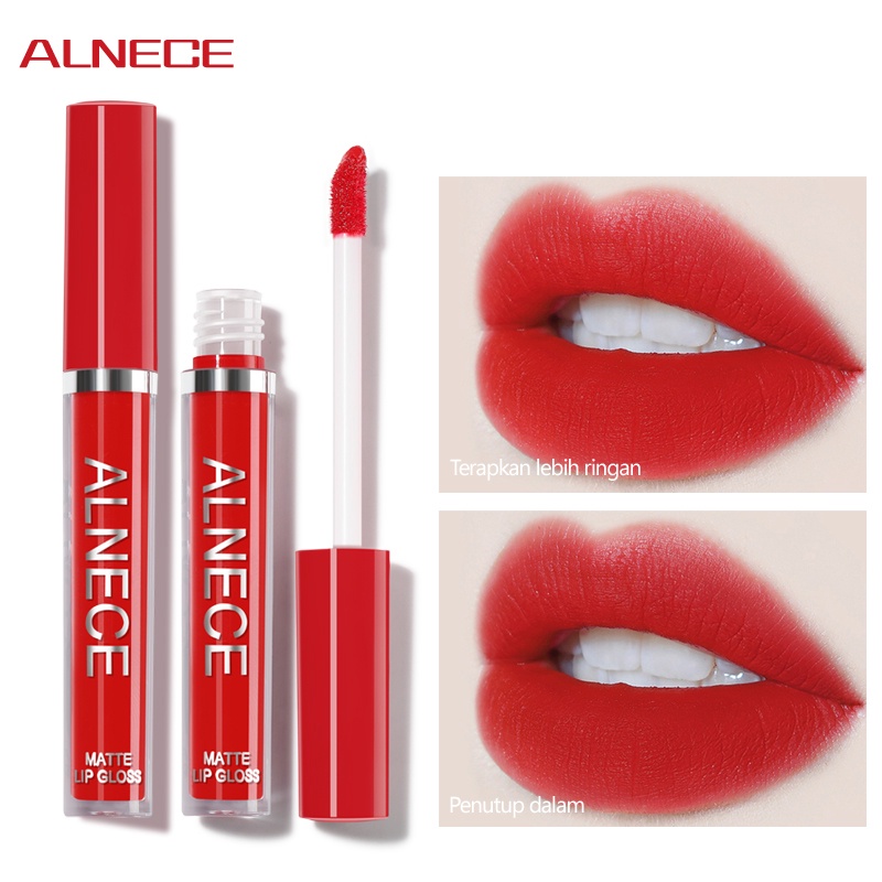 （COD）ALNECE Ohmykiss Silky Matte Liquid Lipstick / lipstik lip gloss Lasting Moisturizing CANTIKLIB 11 colors