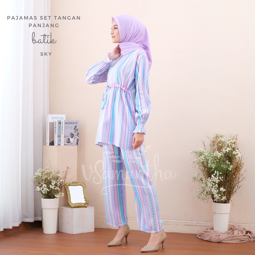 Pajamas Set Celana Muslim BUSUI Friendly II