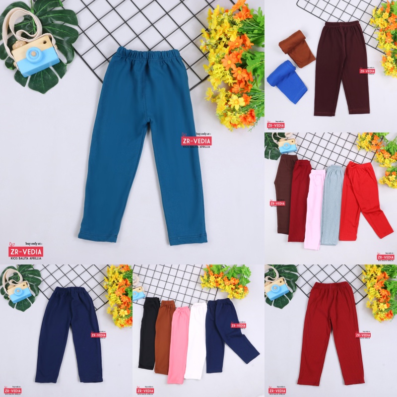 Legging Sheila uk Bayi 3-12 Bulan / Celana Ketat Panjang Balita EXPORT QUALITY Leging Anak Perempuan Kiosbalitaaprillia