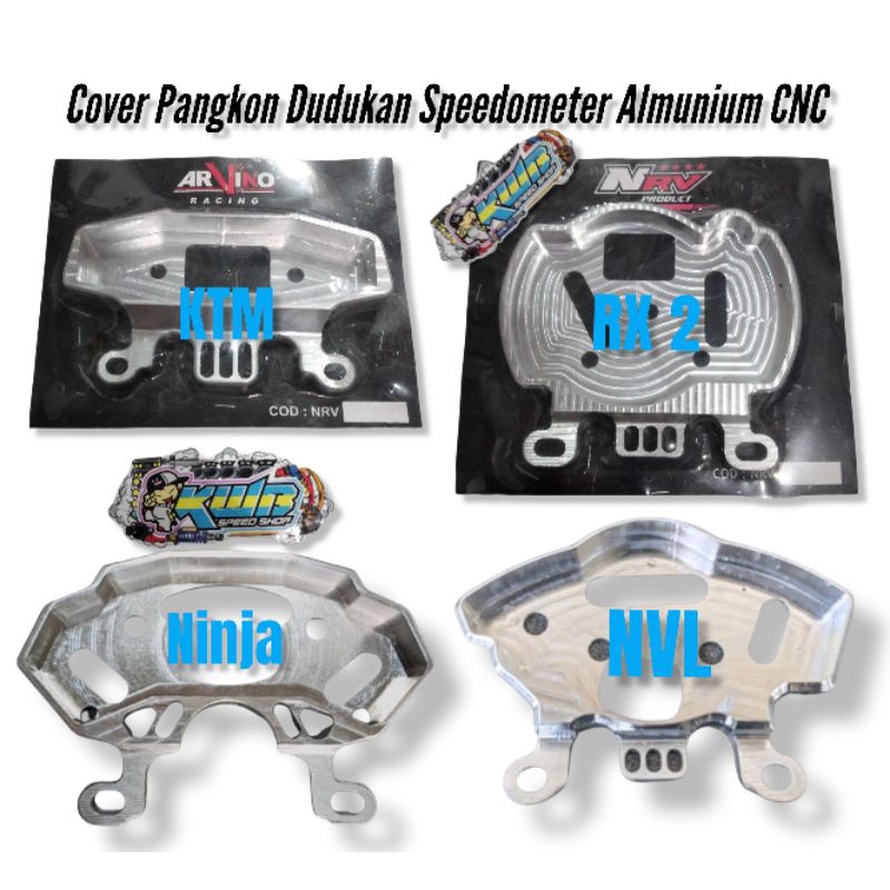 Cover pangkon dudukan cnc speedo speedometer spido KTM KOSO RX2 NVL NINJA pnp T ninja breket cover pangkon dudukan cnc speedometer speedo spido ktm koso rx2 vixion nvl ninja mono 250 ninja R new RR PNP