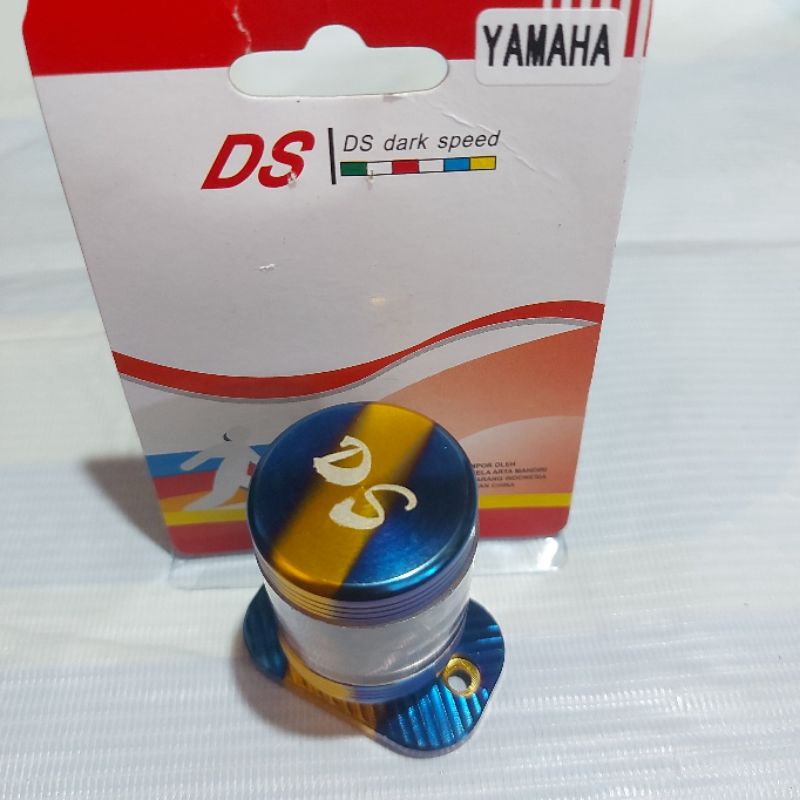 STEMPEL KACA TUTUP MINYAK REM TWOTONE BLUE GOLD BEAT VARIO MIO VIXION SUPRA SMASH