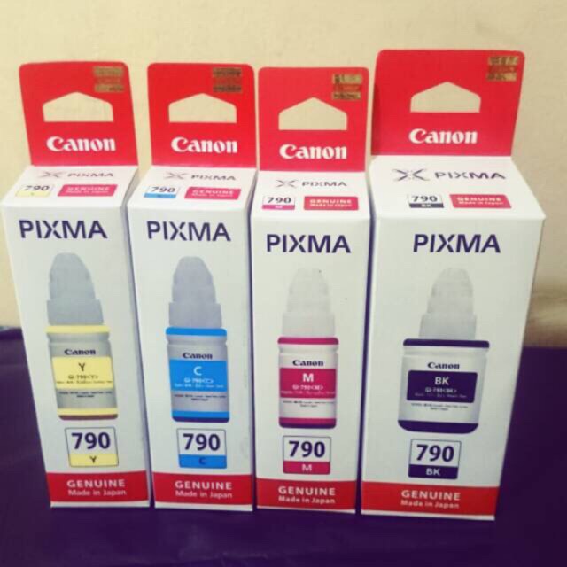 ORIGINAL Canon Tinta Botol / Ink Bottle GI 790 / GI790 / BLACK / CYAN / MAGENTA / YELLOW