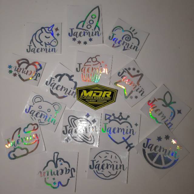 

STICKER HOLOGRAM NAMA CUSTOM