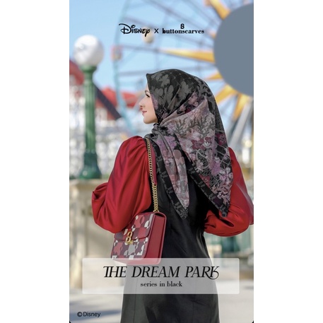 BUTTONSCARVES X DISNEY THE DREAM PARK BLACK VOAL READY, SCARLET VOAL REG READY SOON