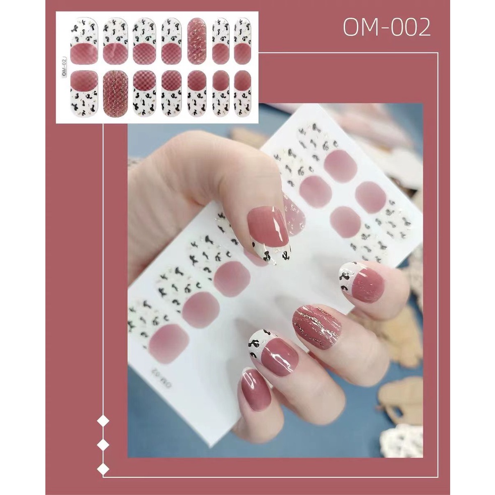 NAIL ART STICKER STIKER KUKU NAIL ART 3D STICKER FULL COVER ANTI AIR / KUKU / NAIL ART