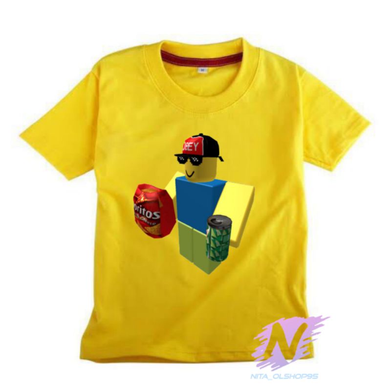 kaos anak roblok minicraft baju roblox