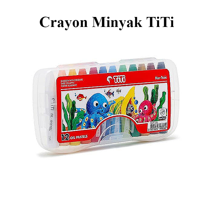 

CRAYON MINYAK TITI 12 WARNA OIL PASTEL | KRAYON | ATK