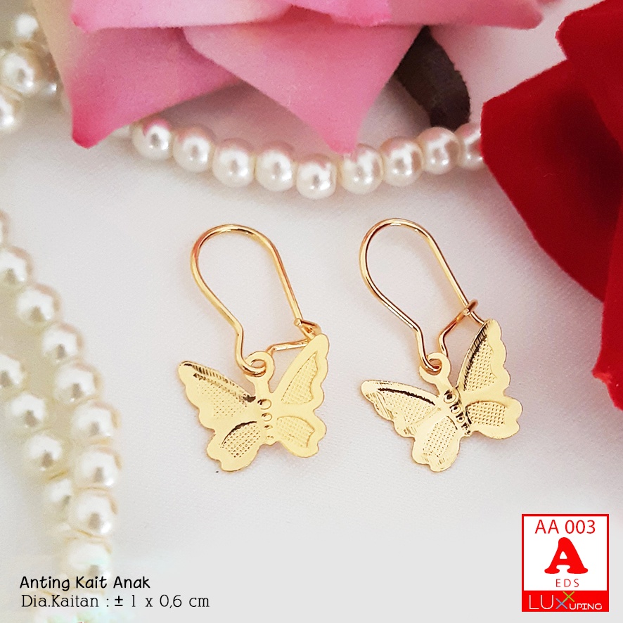 AA 003 Anting Anak Kucing Lucu Melody Sanrio Perhiasan Set Xuping Anak Merk Yaxiya Luxx Xuping