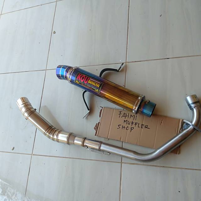 KNALPOT KOU BLUEMOON HONDA SONIC SUPRA GTR