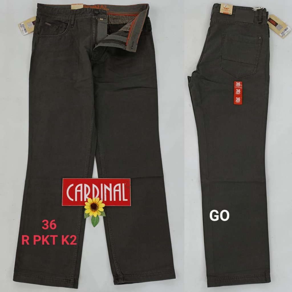 BB 36-PKT CARDINAL CASUAL CELANA POCKETS PANJANG Pria Fashion Laki Brand Kekinian Celana Chino