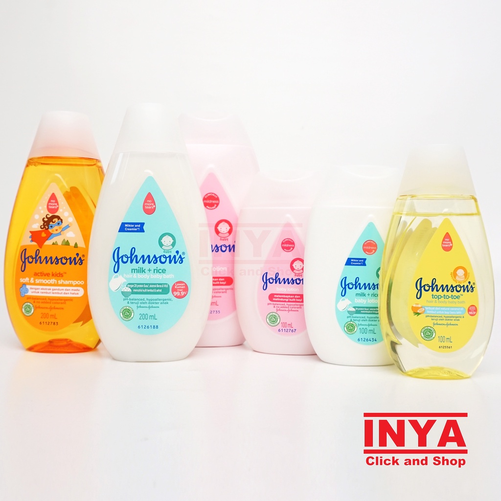 JOHNSON TOP TO TOE HAIR &amp; BODY BABY BATH 100ml - Sabun Bayi NEWBORN