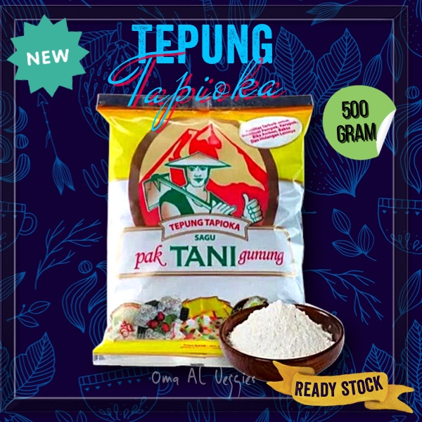 

TEPUNG TAPIOKA CAP PAK TANI GUNUNG 500 GR