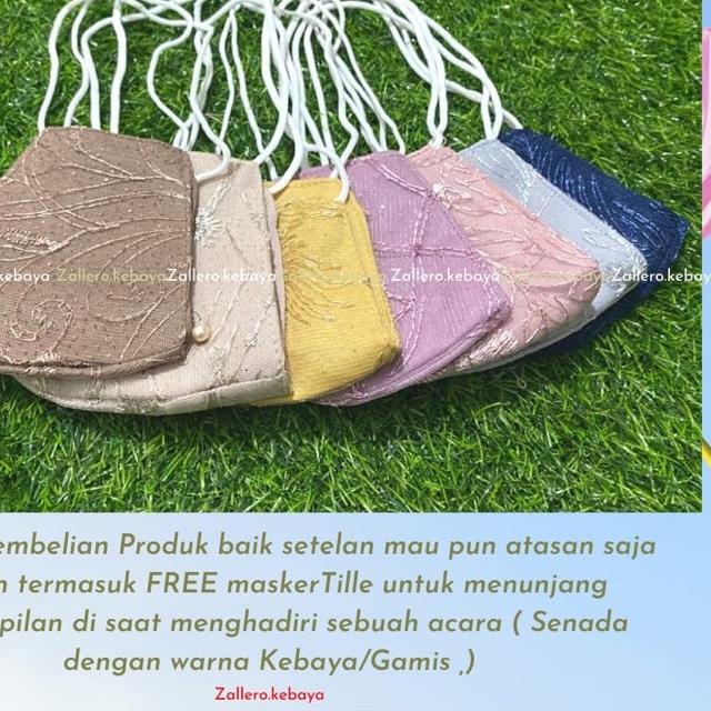 BAYAR DITEMPAT✔️(BisaCOD)ZL> AZKIA BLOUSE - KEBAYA MODERN AZKIA - KEBAYA TULLE - KEBAYA BRUKAT AZKIA