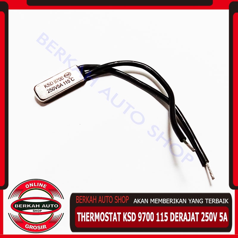 Thermostat KSD9700 130 Derajat 250v 5A - Sensor Suhu Temperatur - KSD 9700 AC