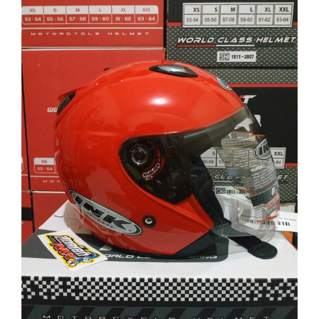HELM INK CENTRO ORIGINAL RED FIRE HELM INK CENTRO MERAH FERRARI ASLI GARANSI NO KW HELM INK KAPSUL
