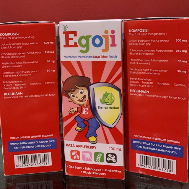 EGOJI SIRUP RASA APPLEBERRY - 100ml