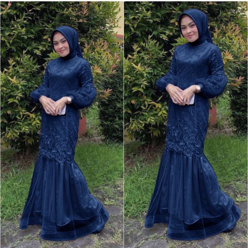 MAXI AMBER /GAMIS TILLE MUTIARA /GAMIS UNDANGAN /GAMIS KONDANGAN