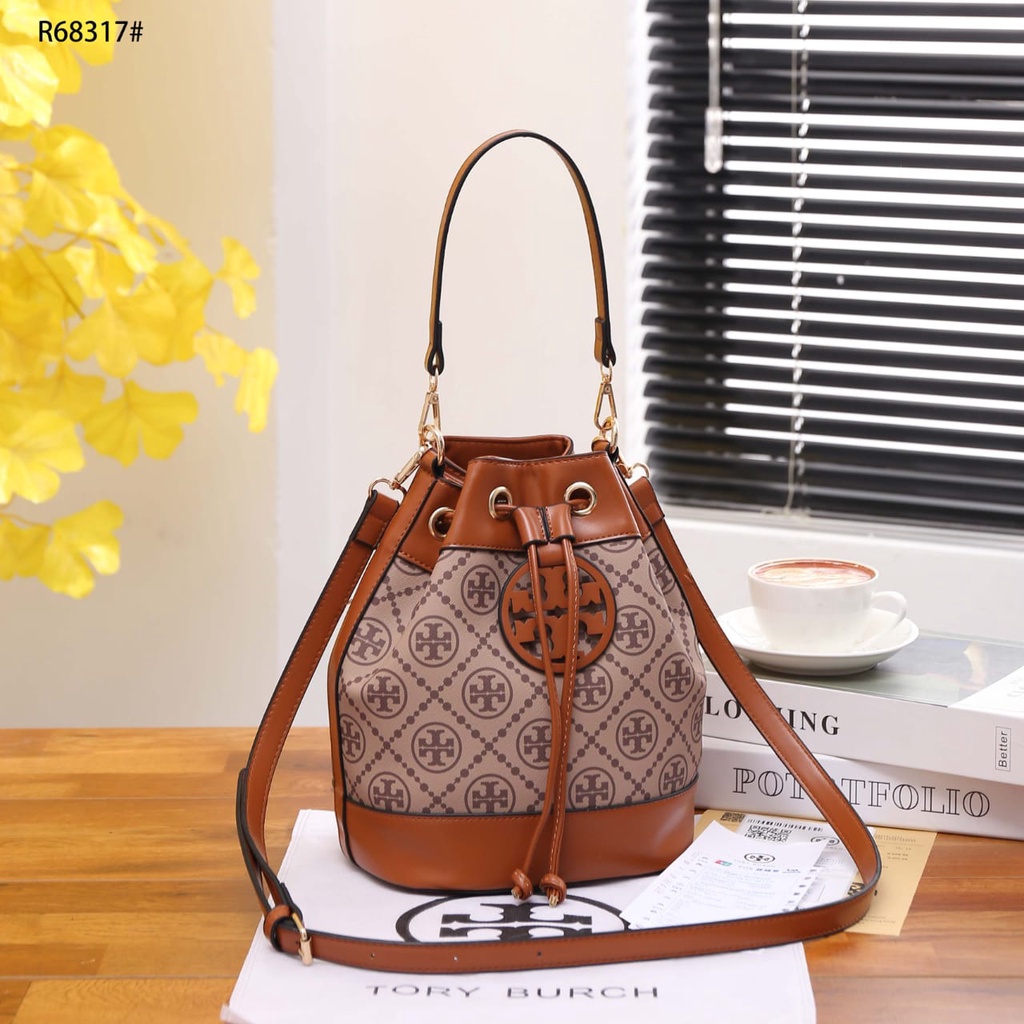 TB T Jacquard Bucket Bag R68317