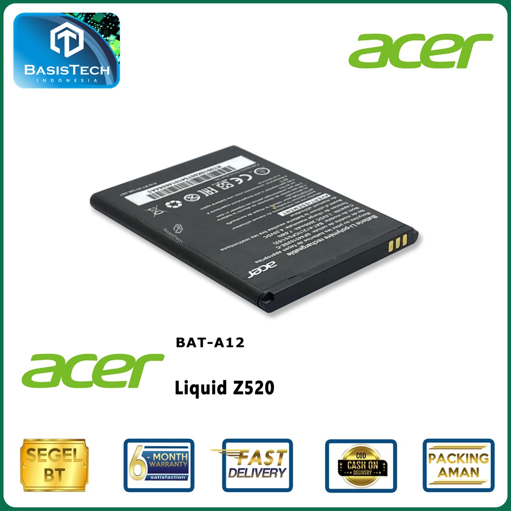 BATERAI ACER Z520 BAT-A12 - ORI99 BEST QUALITY