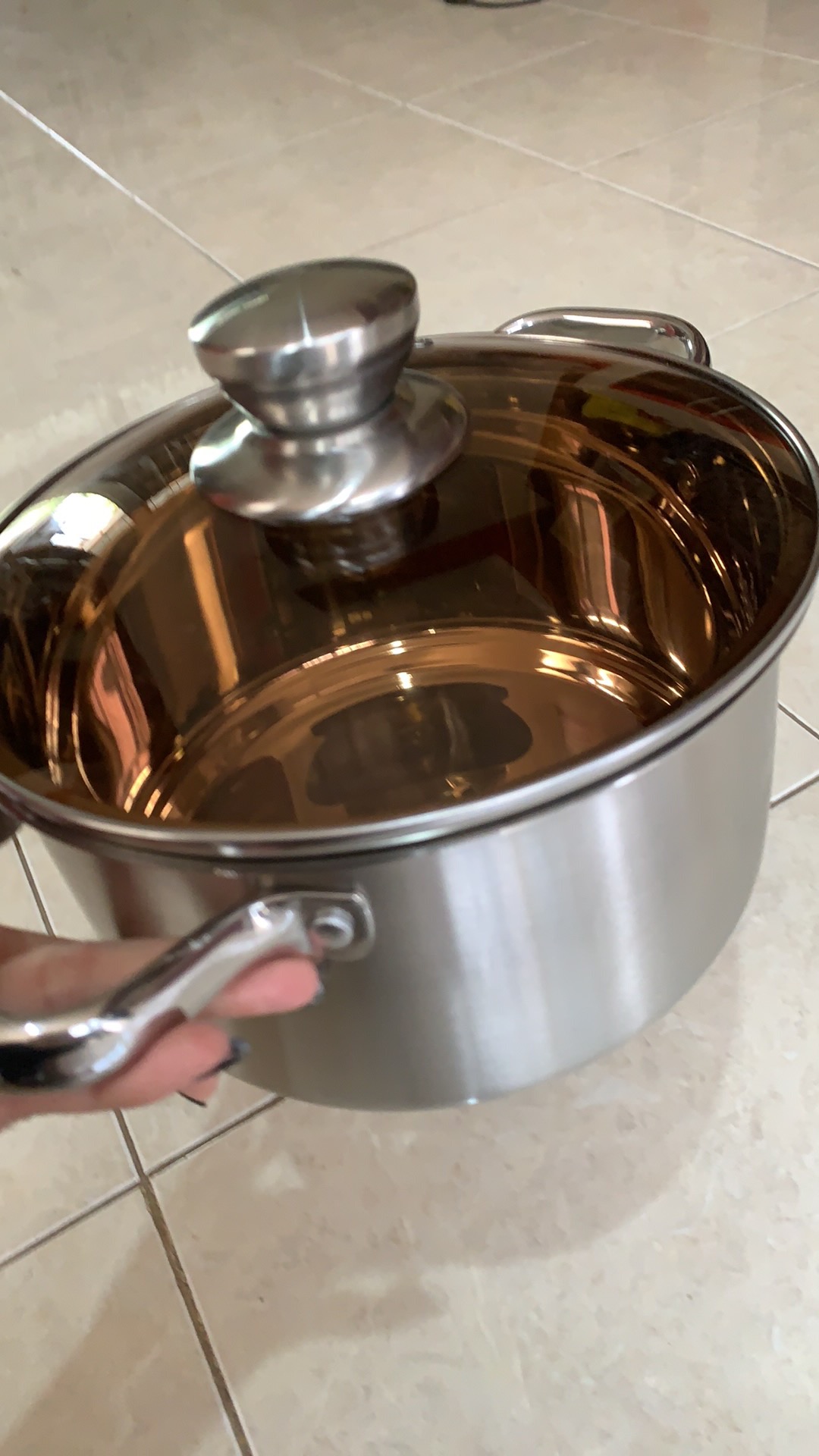 Es Set Panci Masak Stainless Steel Satu Set Isi Tiga Wajan Panci Murah Tahan Lama Set Alat Masak