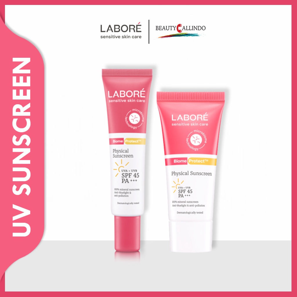 LABORE BiomeProtect Physical MIneral Sunscreen Kulit Sensitif 30ml - 10ml