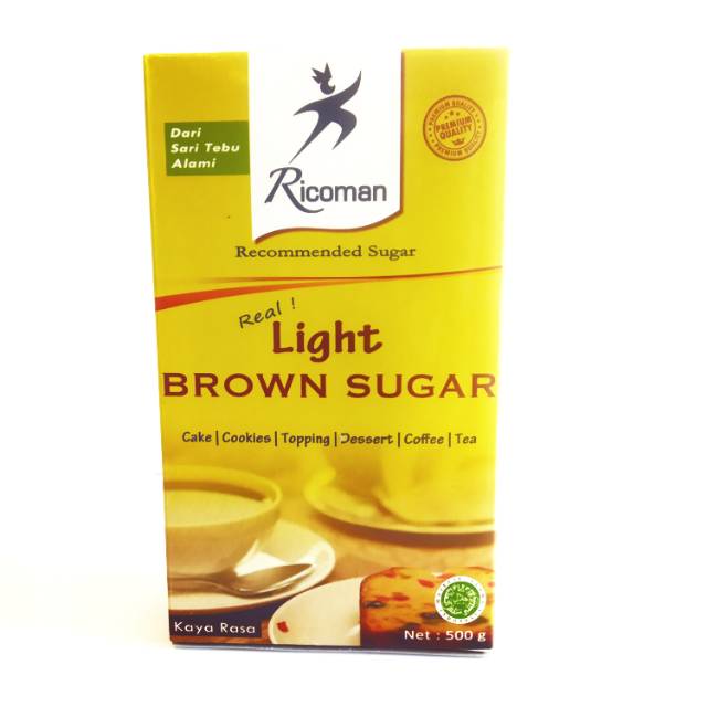 

Ricoman Light Brown Sugar 500gr