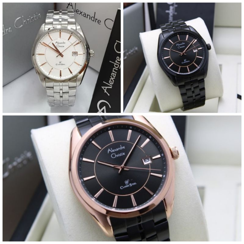 JAM TANGAN PRIA ALEXANDRE CHRISTIE 8578/AC 8578/AC8578 ORIGINAL