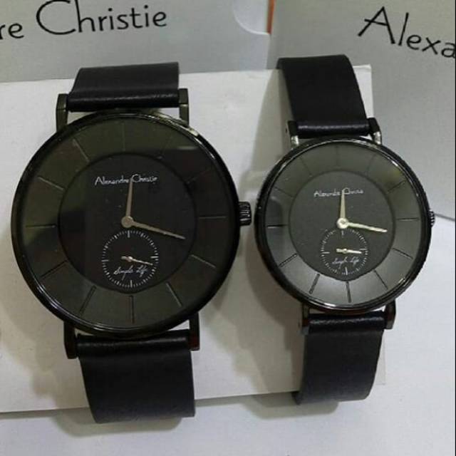Jam Tangan Couple Alexandre Christie AC8484 Original