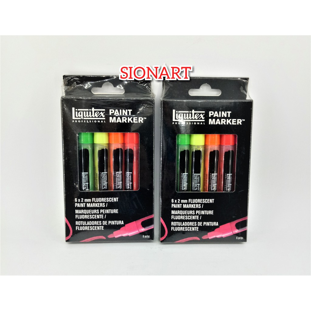 

Liquitex Paint Marker 6 x 2 mm Fluorescent