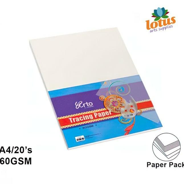 

Arto Tracing Paper / Kertas Kalkir A3 - 60 Gsm - 20S