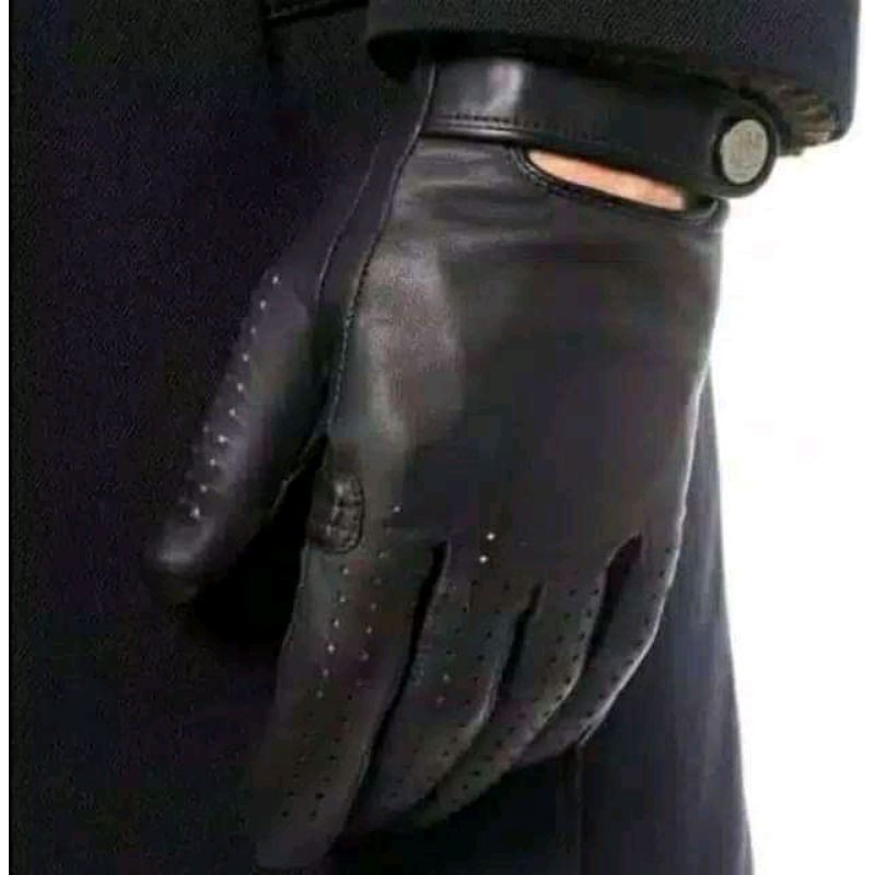sarung tangan kulit asli bolong bolong variasi