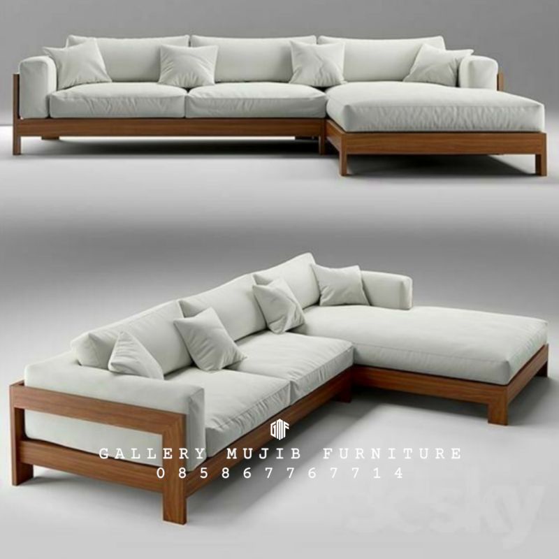 kursi sofa tamu jati sofa tamu L sudut sofa tamu sudut minimalis jati