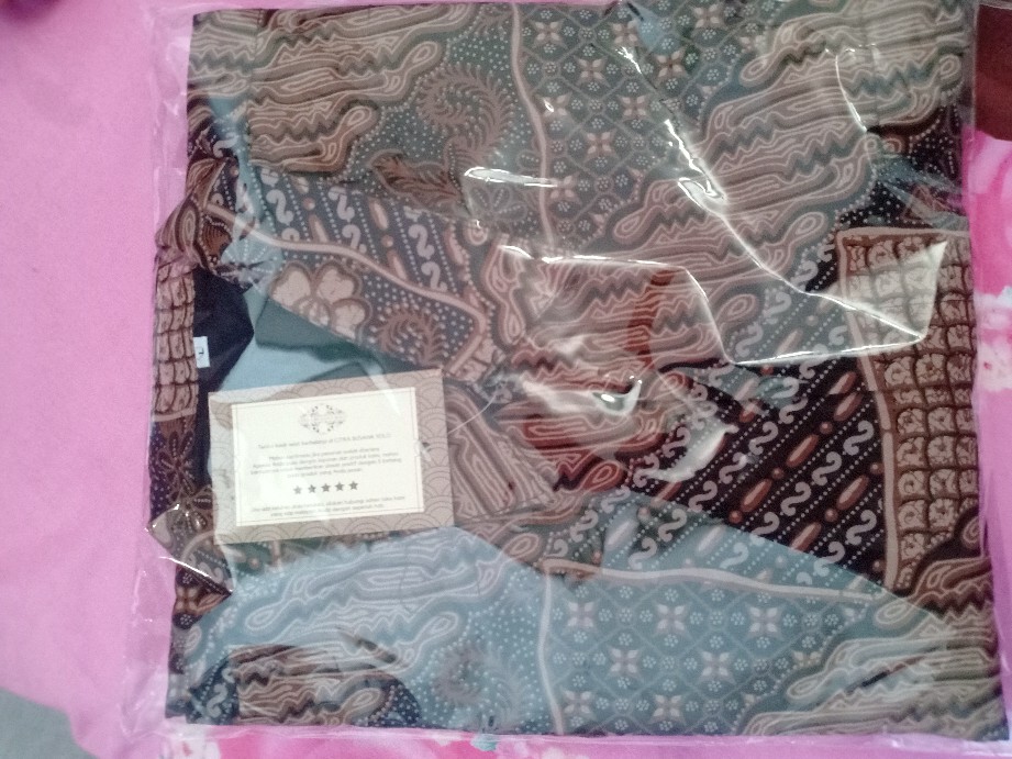 Sembodo Kemeja Batik Pria Full Furing Bahan Katun Primisima