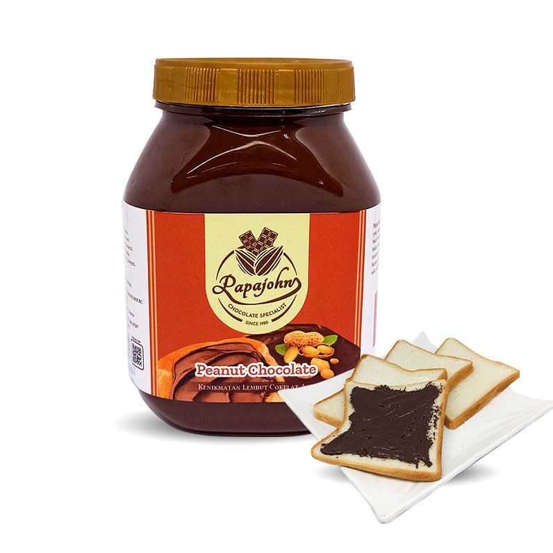 

PAPAJOHN PEANUT CHOCOLATE SPREAD - SELAI COKLAT KACANG 400GR